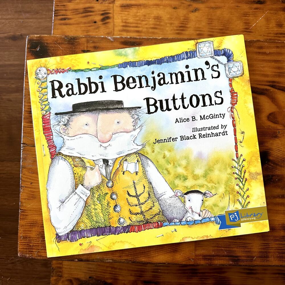 PJ Library Rabbi Benjamin's Buttons Jewish Paperback Book
